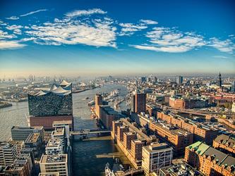Hamburg aerial view
